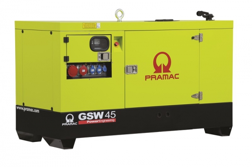Дизельный генератор с автозапуском PRAMAC GSW 10 Y с автозапуском в кожухе