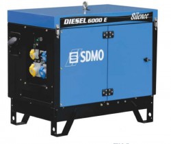 Дизельный генератор с автозапуском SDMO DIESEL 6000 E SILENCE с АВР