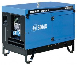 Дизельный генератор с автозапуском SDMO DIESEL 10000 E SILENCE AVR
