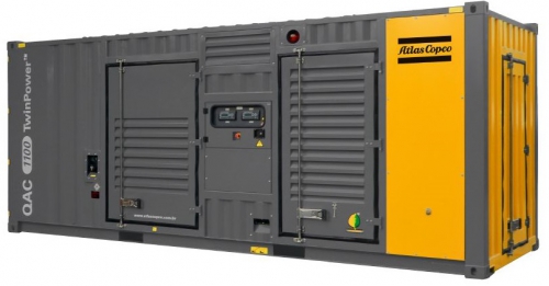 На постоянную работу Atlas Copco QAC 1100 (800 кВт) TWINPOWER