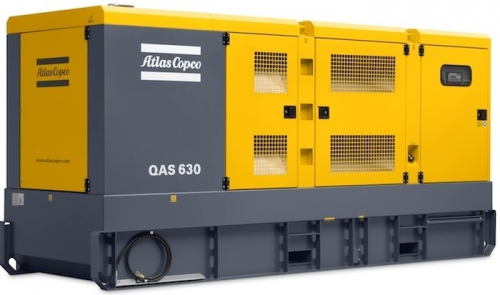 На постоянную работу Atlas Copco QAS 630 (503 кВт)